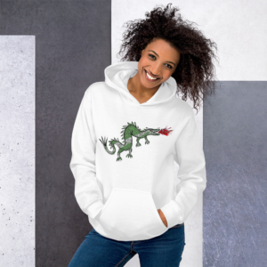 The Stealthy Self-Doubt Dragon Unisex Hoodie
