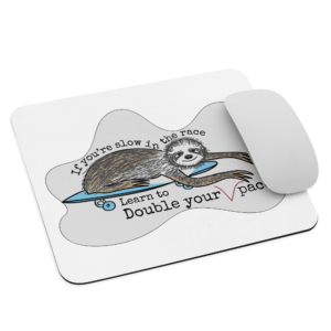 Slow-Start Sloth Mouse pad
